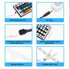 Remote Control USB LED Strip Light Portable Water