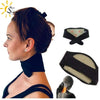 Magnetic therapy self-heating neckband cervical support