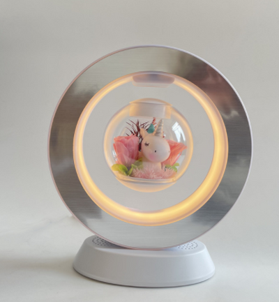 Valentines Day Gift Heart Floating Table LED Night Light Magnetic Levitation Creatives Lamp Desk Lamp Home Decor