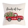 Valentine's Day Linen Pillowcase Holiday Gift